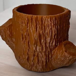 Realistic Tree Log Vase - Unique Vase For Plants