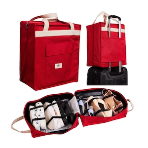 6 Paar Schuhbeutel für Reisen wasserdicht PVC beschichtet Leinen Aufbewahrungsbeutel für Gepäck Schuhe Verpackung Veranstalter Koffer tragbare Tasche