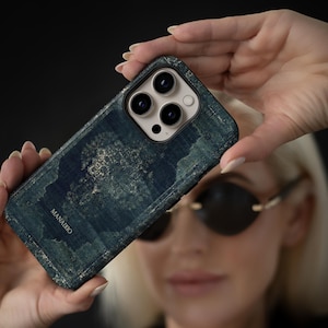 NOCTURNE Persian Rug Phone Case iPhone 16 15 14 13 12 11 / iPhone Pro Max / Samsung Galaxy S23 / S24 Ultra Cultural Vintage Style Carpet