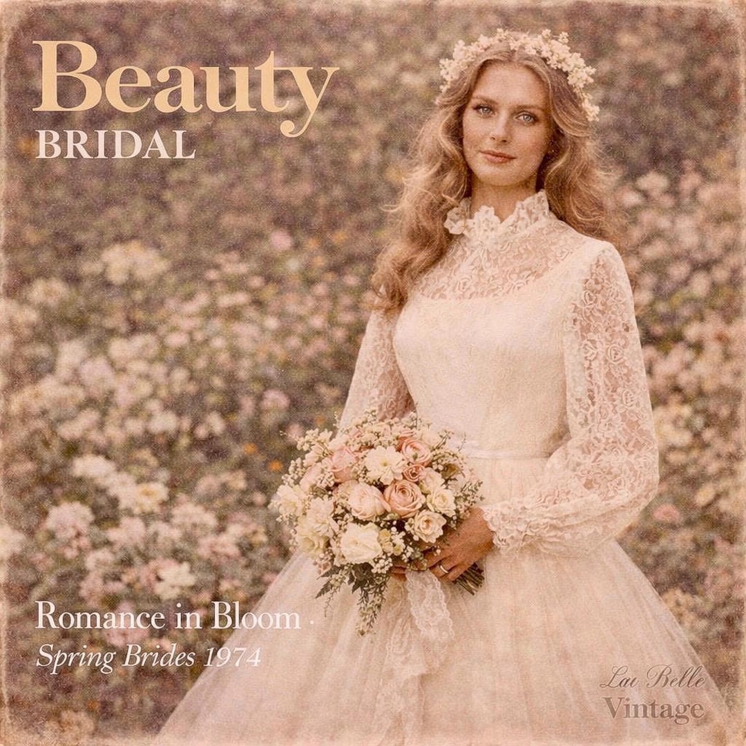 1970s Prairie Lace Wedding Dress ~ Boho Bridal Gown ~ Bishop Sleeves ~ Romantic Vintage Bride S 1970s Prairie Lace Wedding Dress ~ Boho Bridal Gown ~ Bishop Sleeves ~ Romantic Vintage Bride S