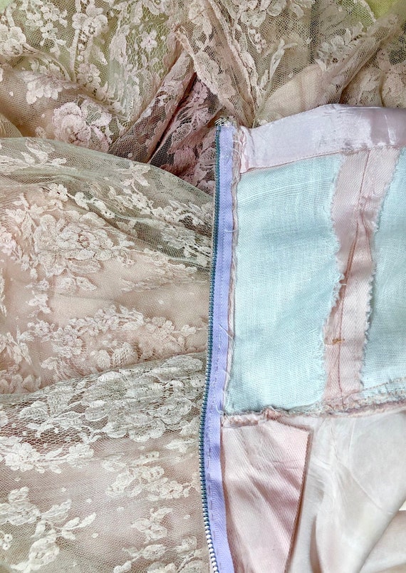 Helena Barbieri 1950s Chantilly Lace Dress S M Vi… - image 10