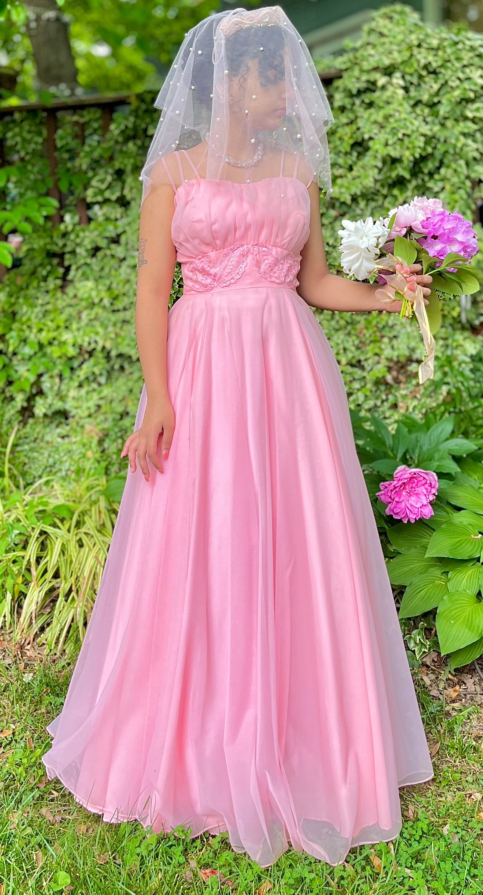 white christmas dresses Duntery 3/4 Sleeves V-Neck Chiffon Long Dresses with Slit, Burgundy