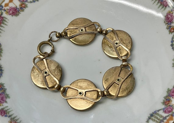 Gold Vermeil Sterling Bracelet ~ Vintage 1920’s H… - image 6