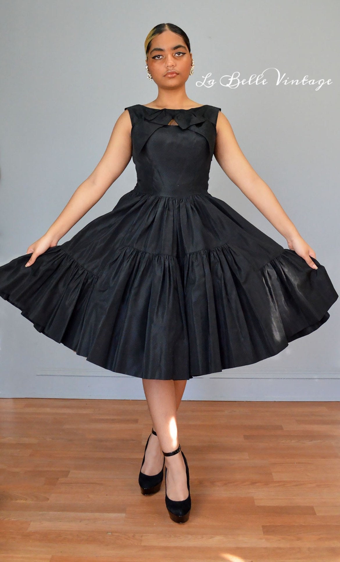 Jeanette Alexander 1950s Vintage Cocktail Dress XS S Vintage