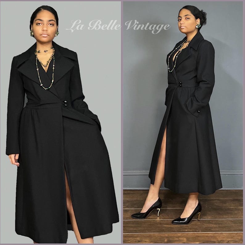 1970s Wrap Top - Black
