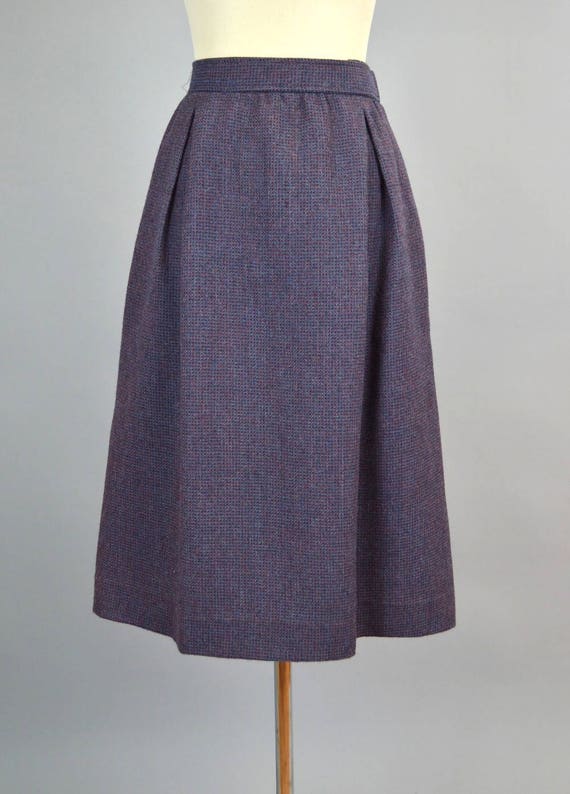 Oscar De La Renta Purple Tweed Suit Vintage 70s J… - image 8