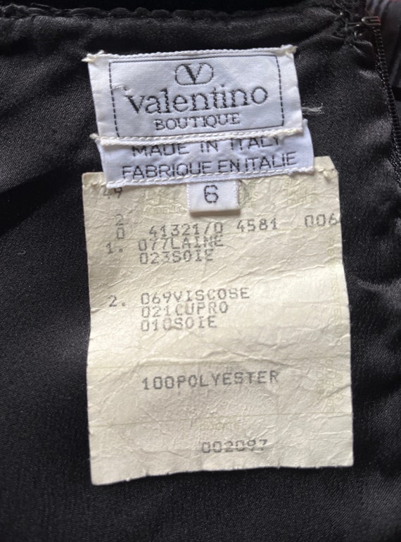 Valentino Garavani Dress S 6 ~ Vintage Italian Ha… - image 7