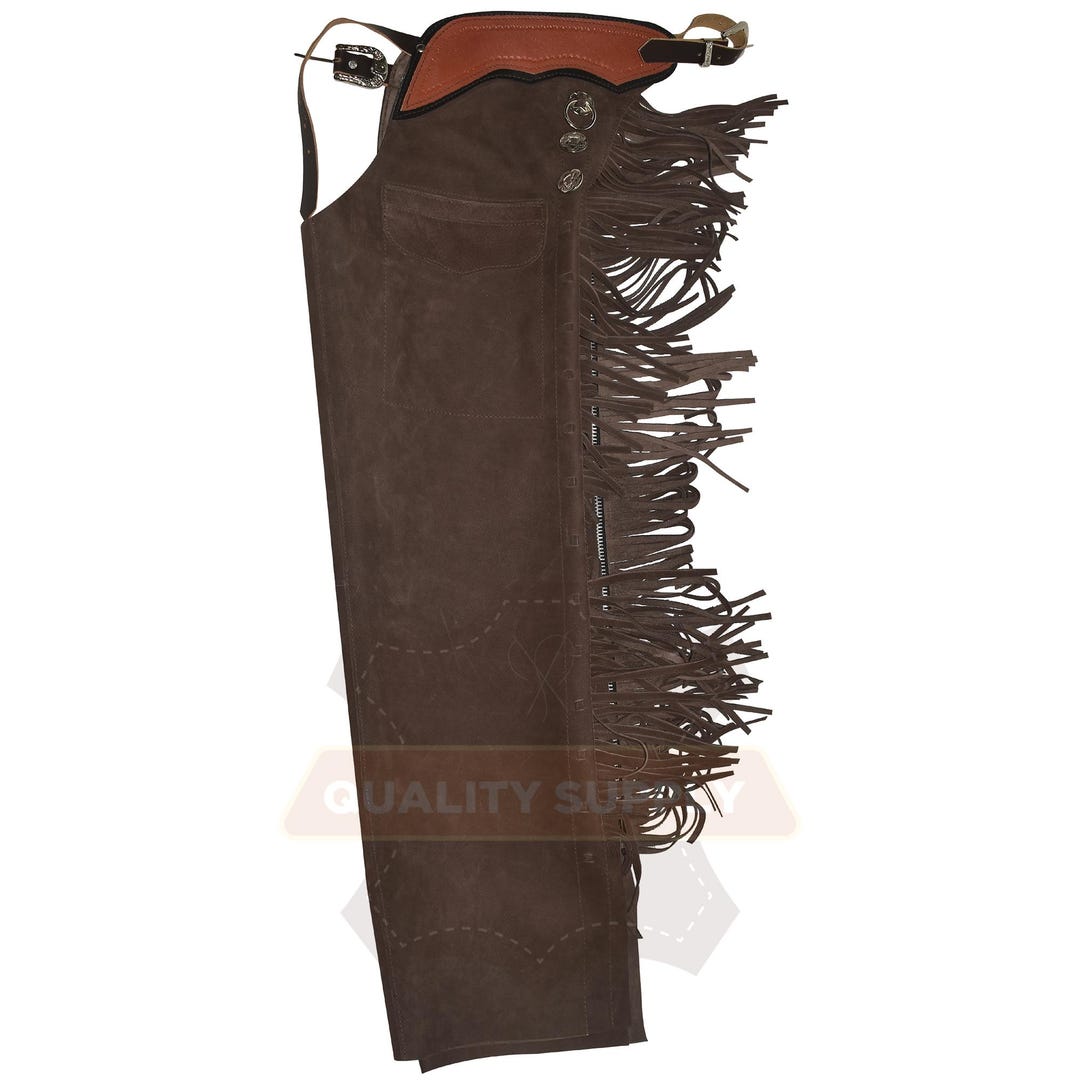 Handmade Western Chaps for Bull Riding Chaps Men and Women Trail Riding ...