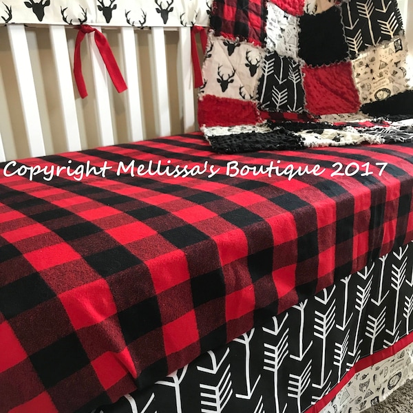 Buffalo Crib Sheet - Etsy