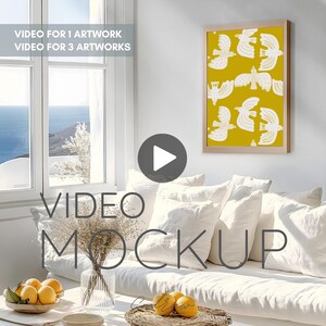 Vertical Frame Video Mockup: Sea View, Natural Light (DIN A Ratio) (Digital Download)