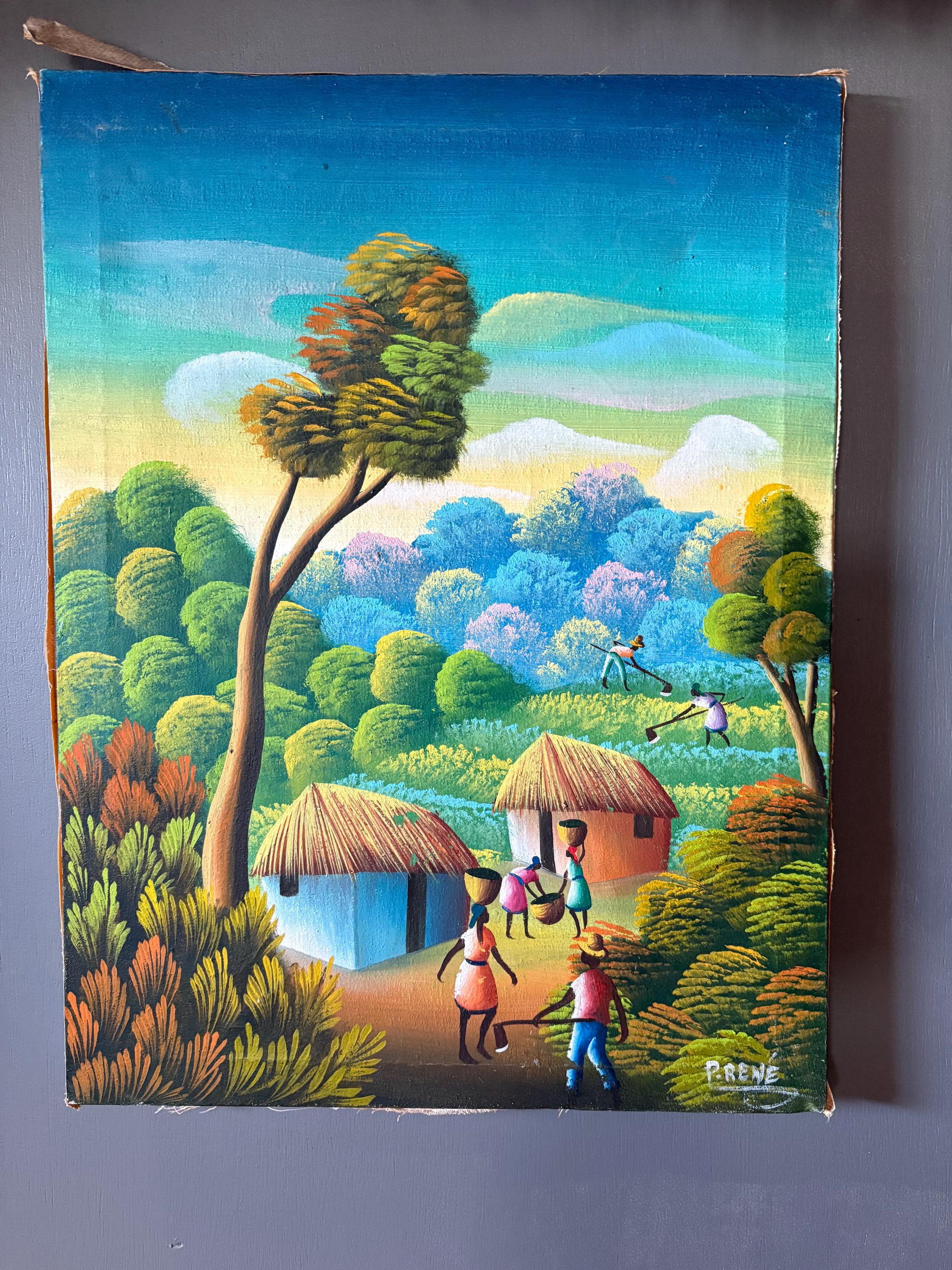 Signed Haitian Art - Etsy