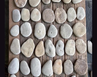 Nina’s stones: 40 large top drilled beach rock pendant