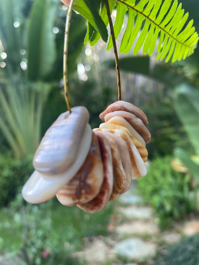 10 SMALL MERMAID Shells | Drilled Beach Shard 1”, Jewelry Wind Chime ...