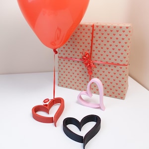 Pesi per palloncini a forma di cuore - 15 colori - Porta palloncini a elio per feste, decorazioni romantiche, centrotavola carini e funzionali