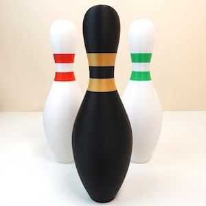 Multicolor Bowling Pin Decor - Choose From 15 Colors - Bowling Gift - 3D Printed