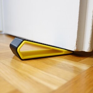 Türstopper mit Gummibasis - 16 Farboptionen - Flexibler, unauffälliger, leichter Kunststoff-Türkeil für Haus und Büro - Minimalistisch