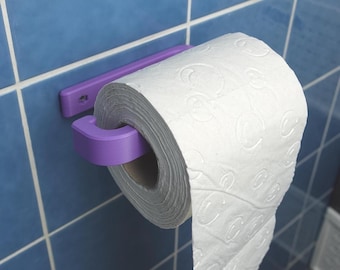 Toilettenpapierhalter - 18 Farboptionen - Wandhalterung zum Einschrauben - Kunststoff