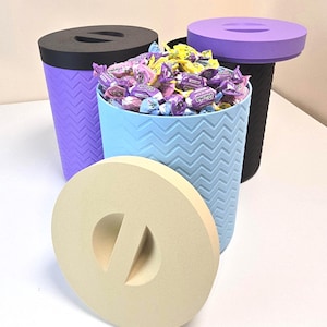 Storage Box with Lid - Desk Organizer - Office and Craft Supplies Box - 18 Colors