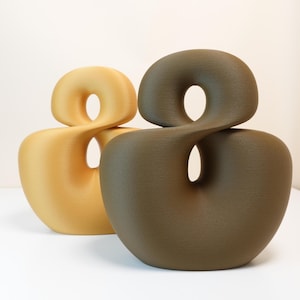 Infinity Symbol - 16 Color Options - Abstract Sculpture - Modern Minimalist Home Decor Accent, Living Room, Tabletop, Shelf Decoration