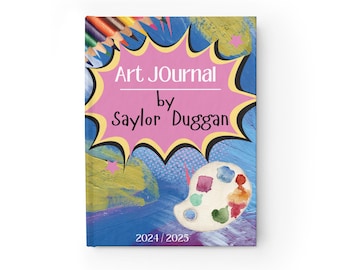 Personalized Art Journal: Kids Drawing Sketchbook (5x7 in)