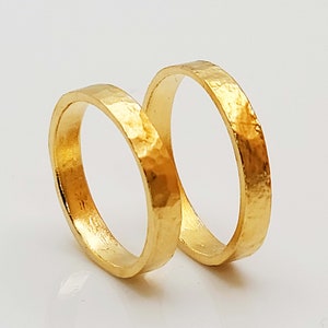 24K Gold Wedding Band