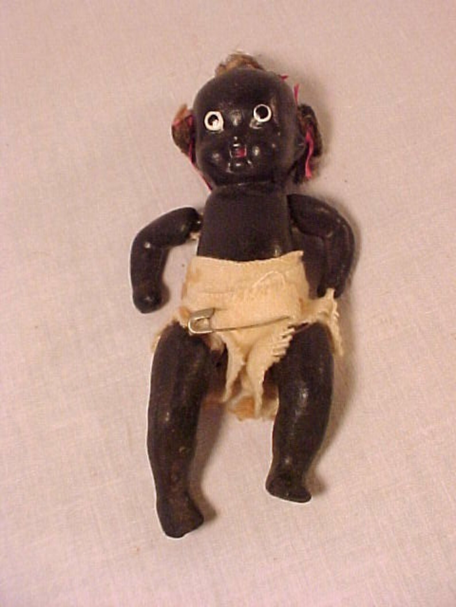 ANTIQUE BLACK PORCELAIN BABY DOLL JAPAN Etsy