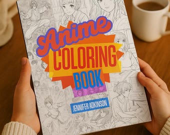 28-Page Anime Coloring Book for Teens and Adults