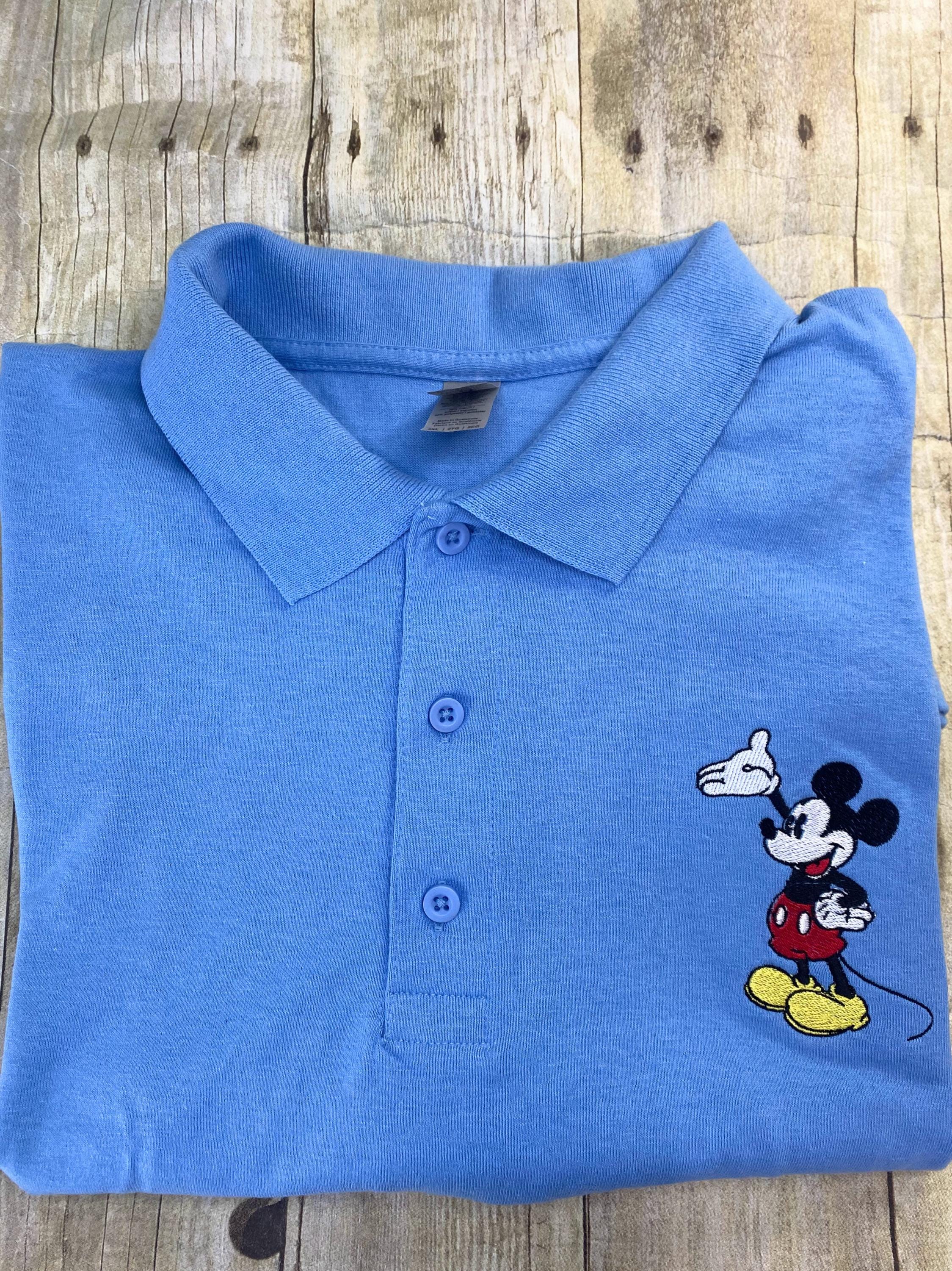 Vintage Mickey Mouse Polo Shirt - Etsy