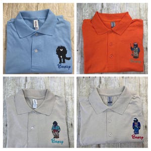 Turn Your Dog into a Cartoon & Embroidered on a Polo