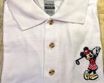 Polo bordado de golf de Minnie Mouse