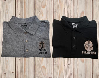 Mandalorianische bestickte Poloshirts