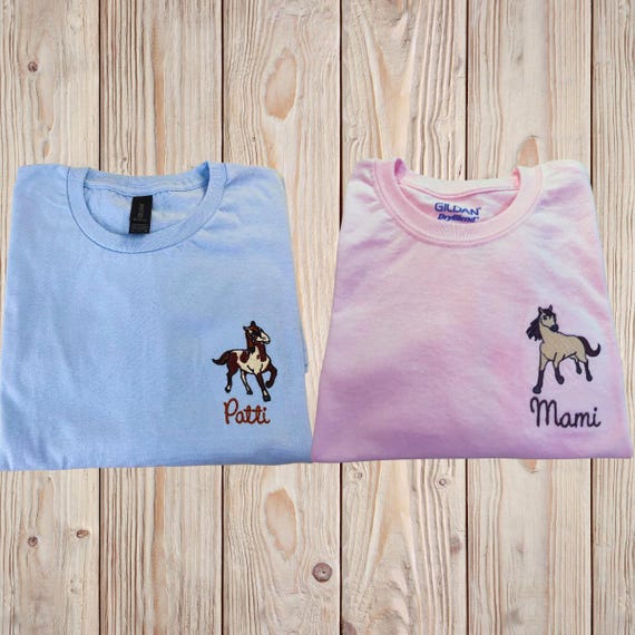 Camisa con caballo bordado a tu elección de estilo España