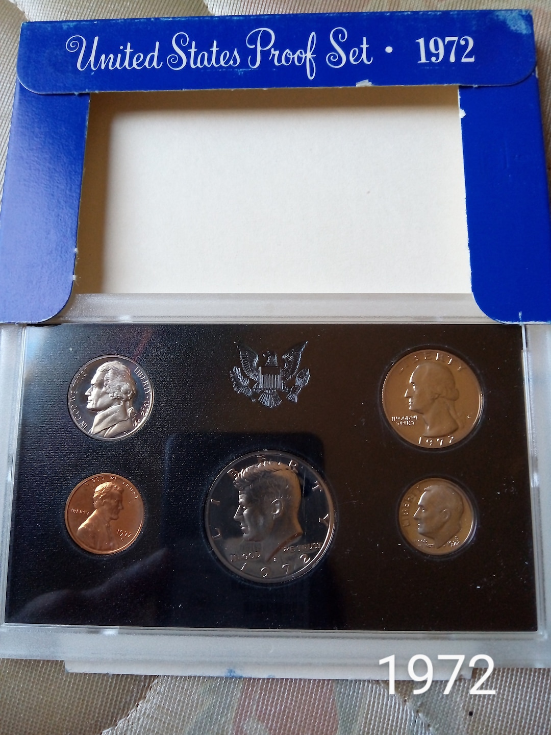 1972 US Mint Coin Proof Set - Etsy