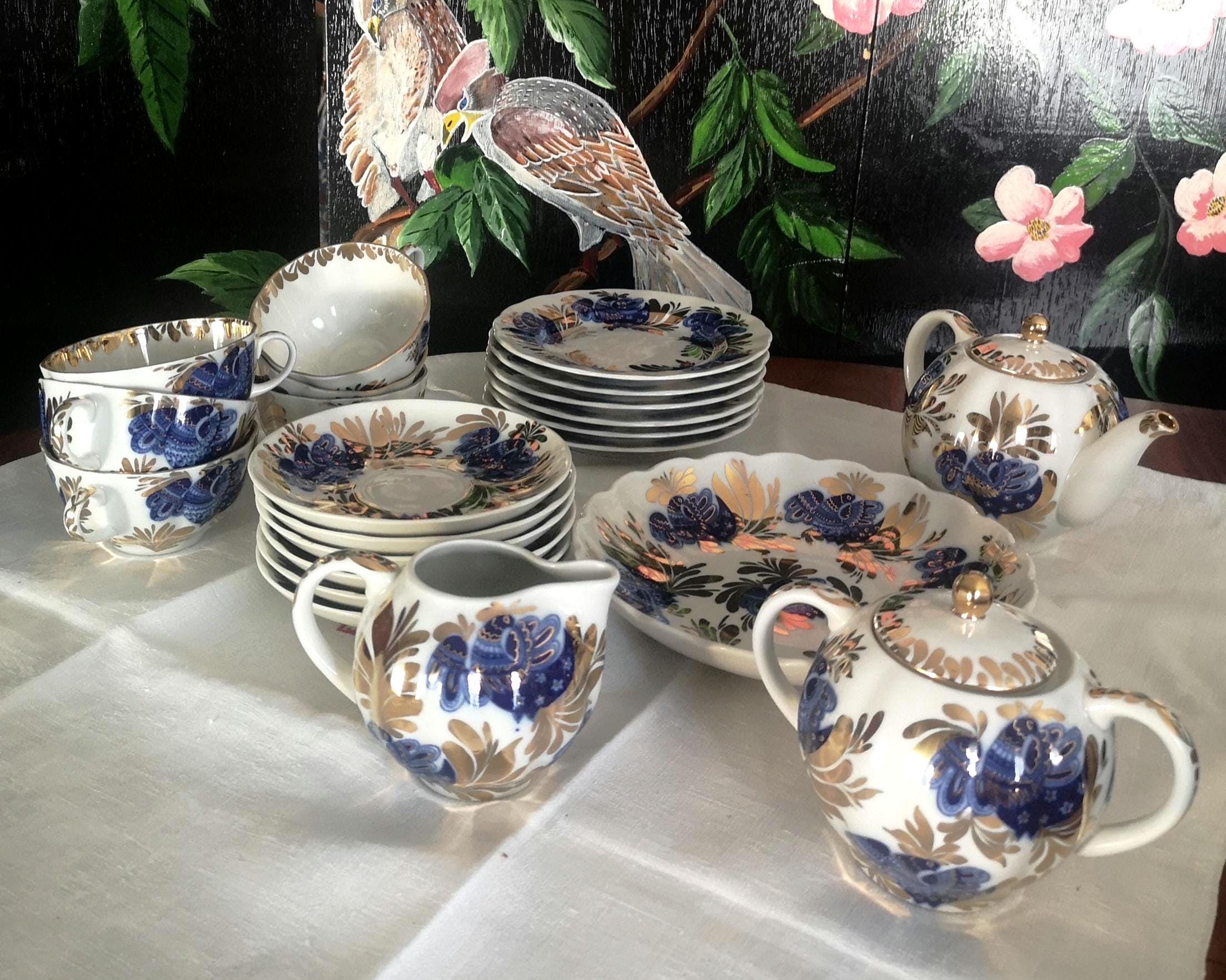 Lomonosov Golden Garden - Etsy