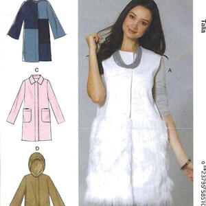 Vests and Coats Sewing Pattern  McCall&#39;s M7481 Misses Size 6 to 14