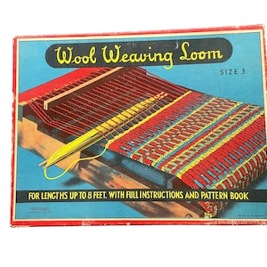 Vintage Wool Weaving Loom