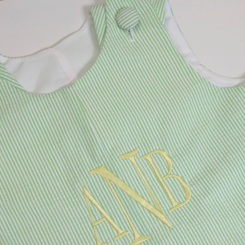 Seersucker Jon Jon Easter Jon Jon Boy's Outfit for Beach image 4