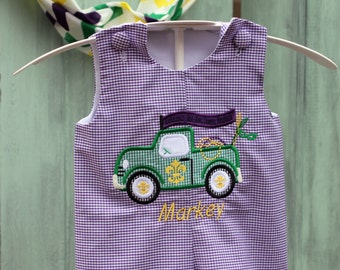 Mardi Gras Truck Jon Jon Personalized for Boys