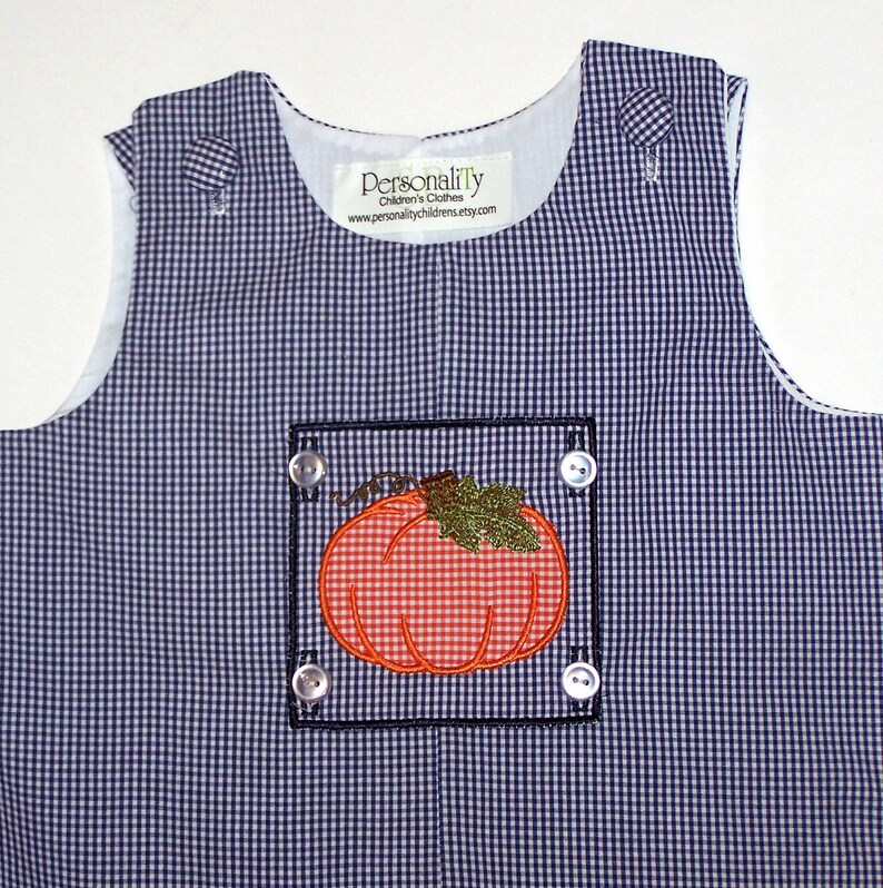 Boy's Long-all with Fall and Christmas Changeable Designs image 2