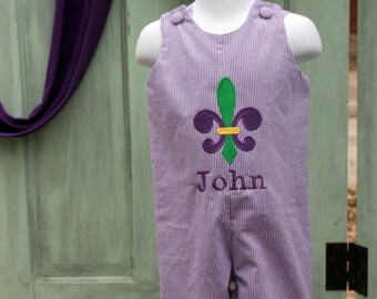 Mardi Gras Jon Jon, Fleur de Lis Jon Jon, Mardi gras outfit for boys