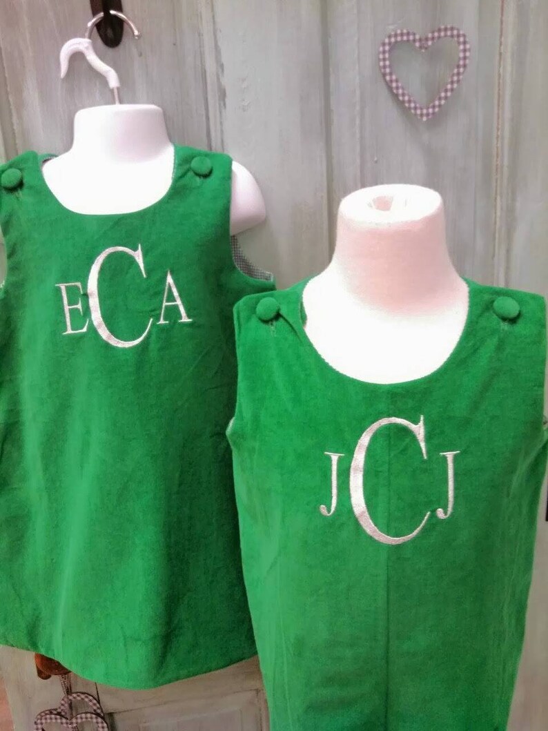 Corduroy Monogrammed Boy's Longall image 6