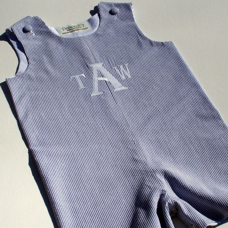 Seersucker Jon Jon Easter Jon Jon Boy's Outfit for Beach image 3