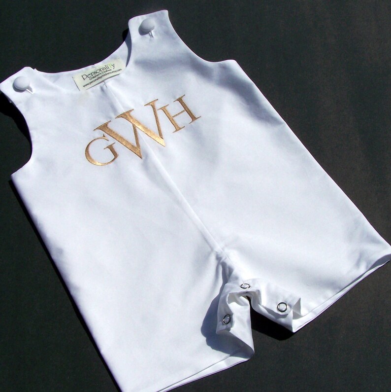 Personalized White Jon Jon Perfect for Weddings and Portraits image 1