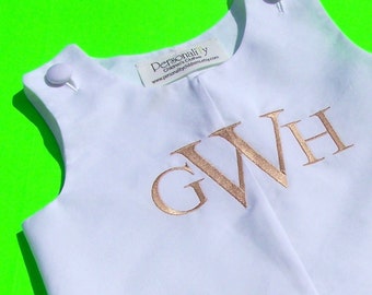 Personalized White Jon Jon Perfect for Weddings and Portraits