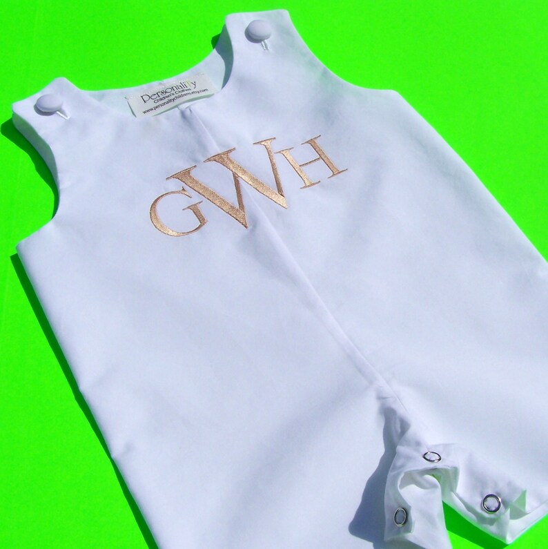 Personalized White Jon Jon Perfect for Weddings and Portraits image 3