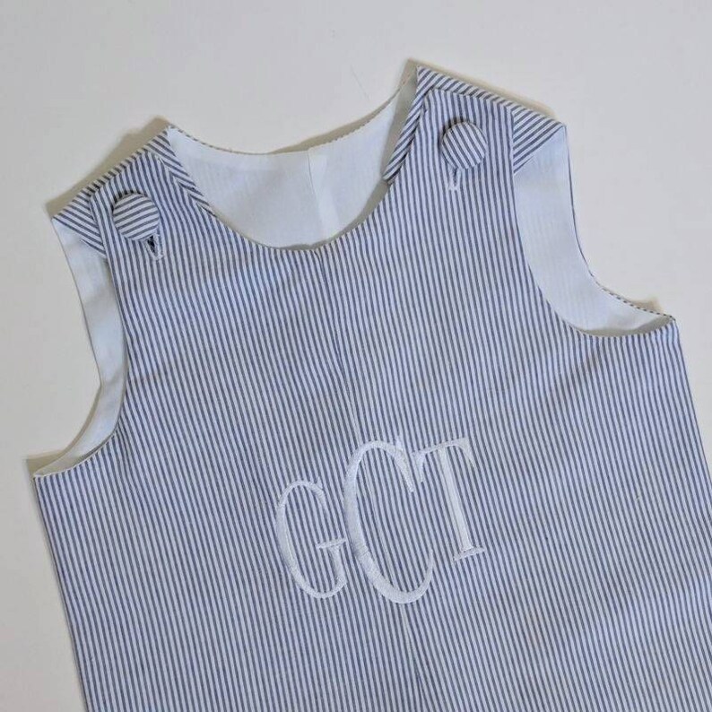 Seersucker Jon Jon Easter Jon Jon Boy's Outfit for Beach image 1