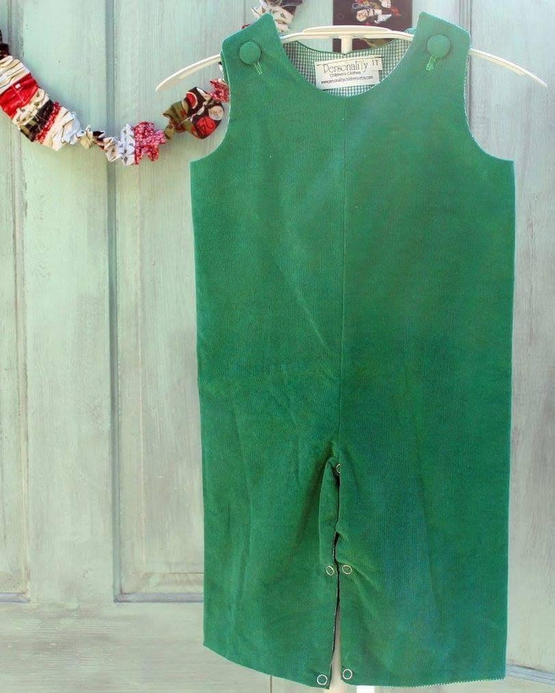 Corduroy Monogrammed Boy's Longall image 4
