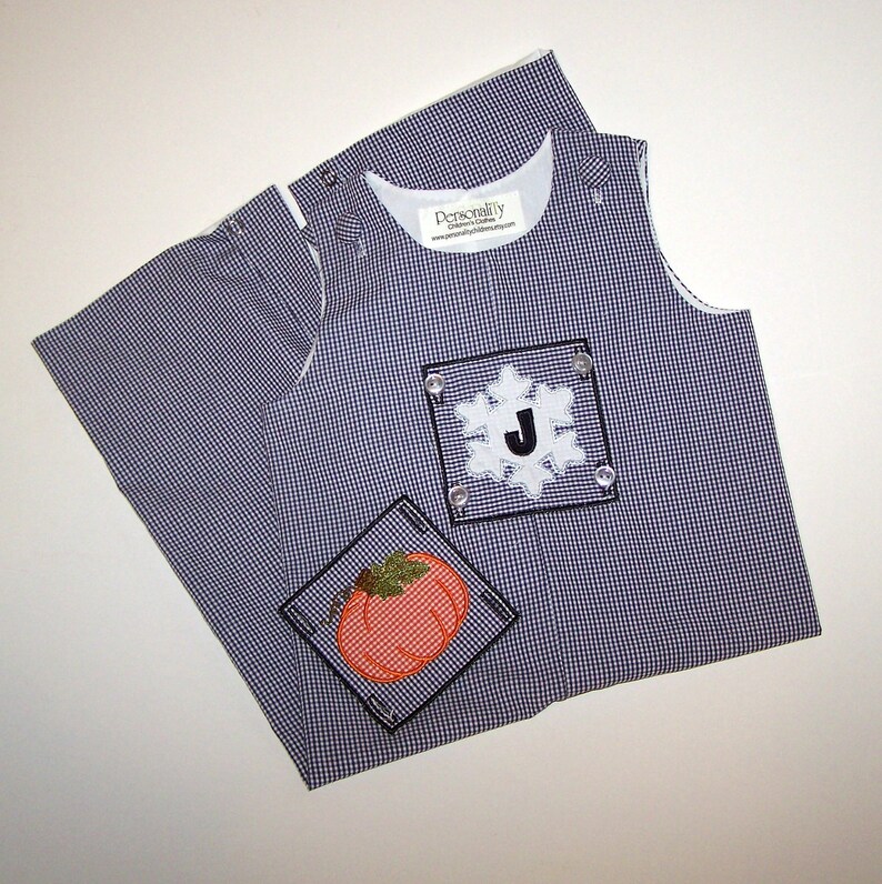 Boy's Long-all with Fall and Christmas Changeable Designs image 0