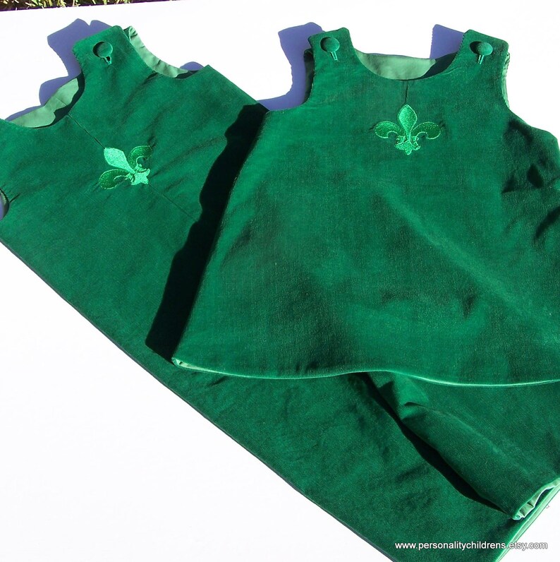 Corduroy Monogrammed Boy's Longall image 7