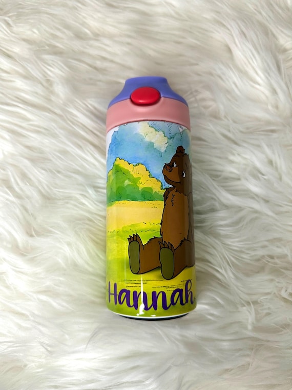 Little Bear 12oz Bottle,  Little Bear Show, Kids water bottle, Back to School, Gifts for kids, Sublimation, Personalized